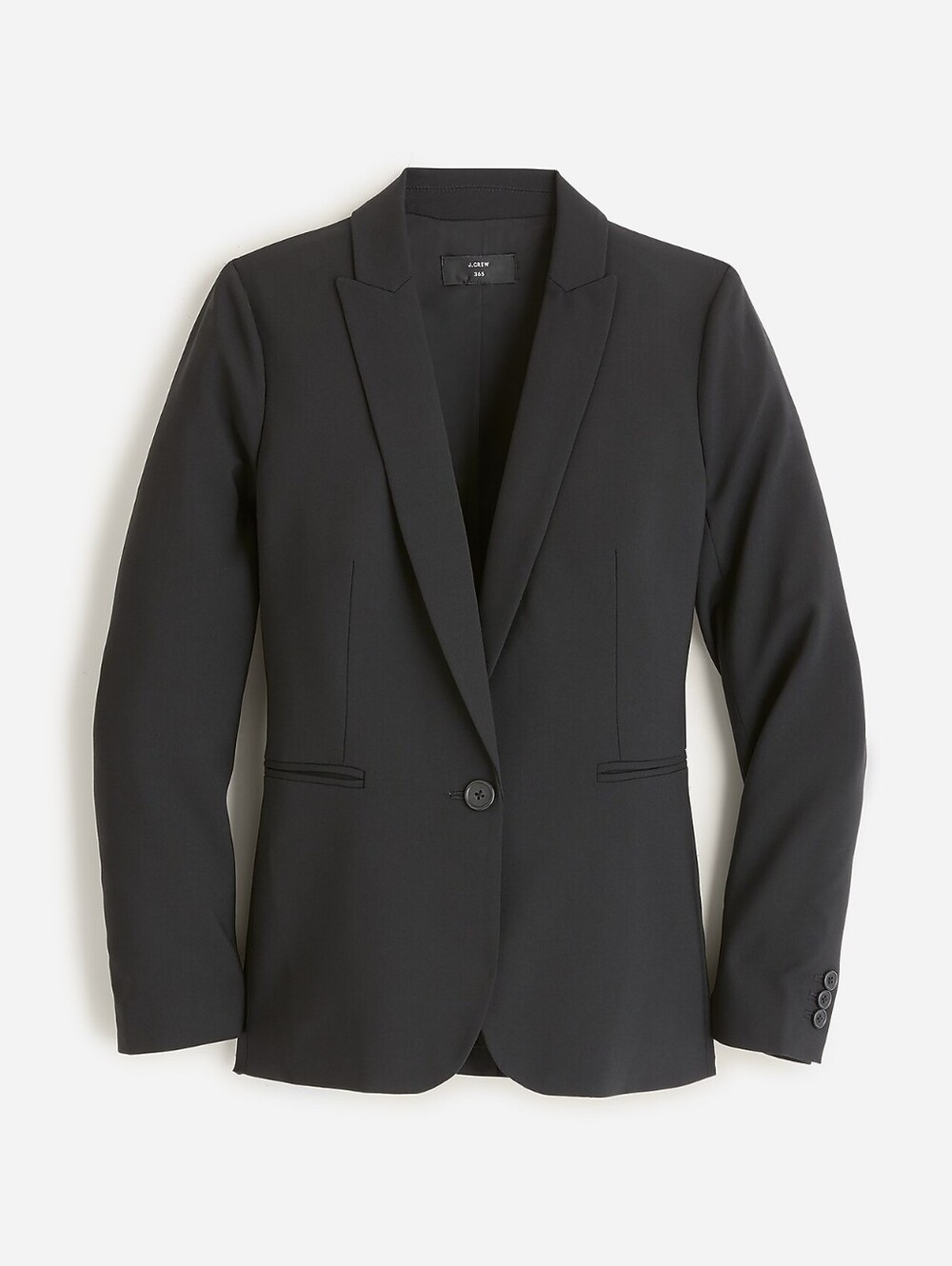 J. Crew Parke Blazer in Italian Stretch Wool Size 14 Heather Coal Fully Lined